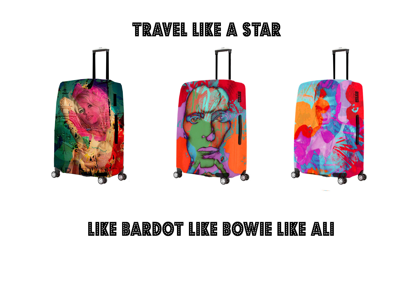 Bardot  Bowie Ali Suitcases 